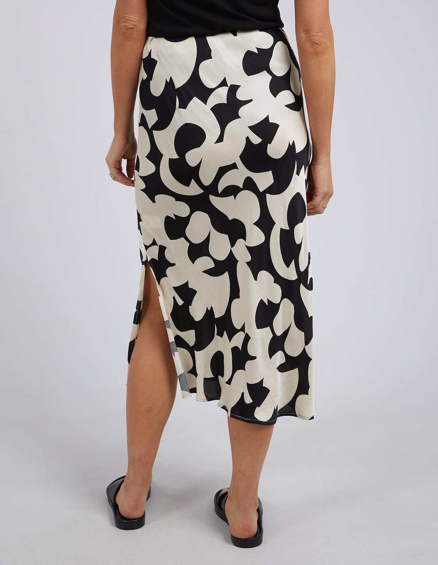 Calypso Skirt - Black-Foxwood-Lima & Co