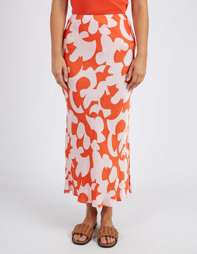 Calypso Skirt - Orange-Foxwood-Lima & Co