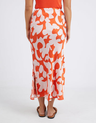 Calypso Skirt - Orange-Foxwood-Lima & Co