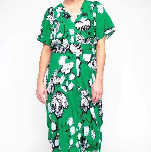 Flower Field Print Dress-Pingpong-Lima & Co