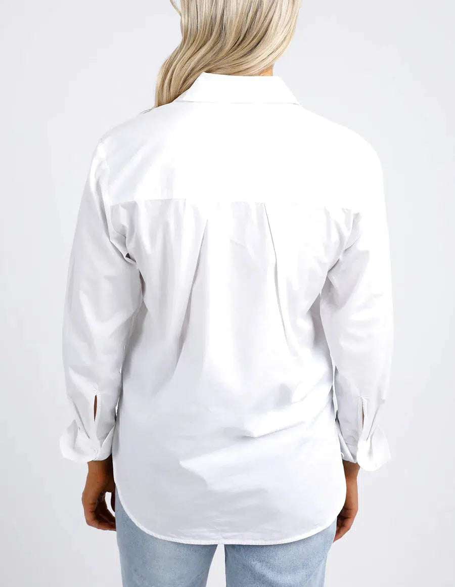 Gemma Shirt - White-Foxwood-Lima & Co