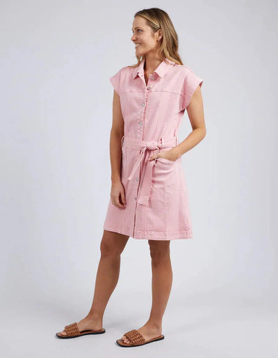 Heidi Dress - Washed Pink-Foxwood-Lima & Co