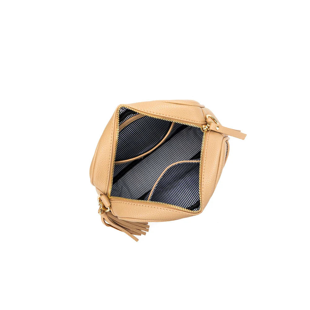 Indie Linen Crossbody Bag-Black Caviar-Lima & Co