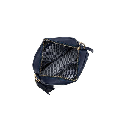 Indie Navy Crossbody Bag-Black Caviar-Lima & Co