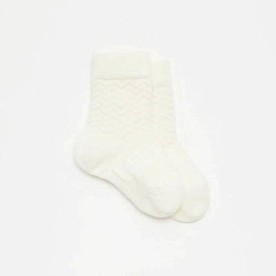 Merino Wool Sock Pearl - Cream-LAM-Lima & Co