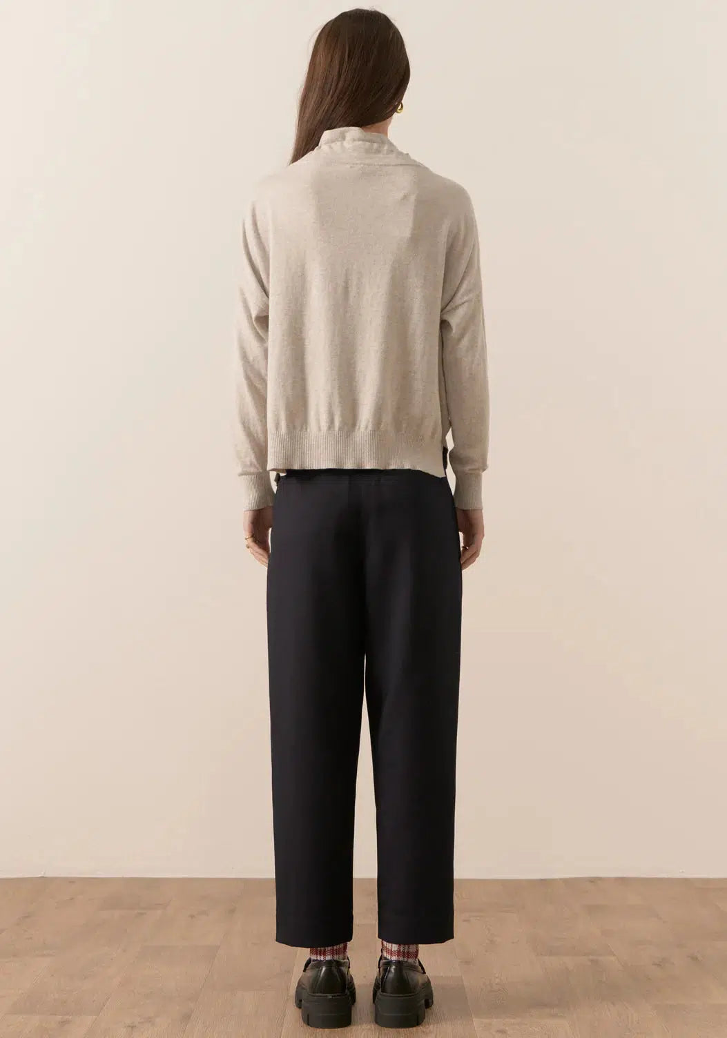 Nucleus Drawcord Knit - Cloud-POL Clothing-Lima & Co