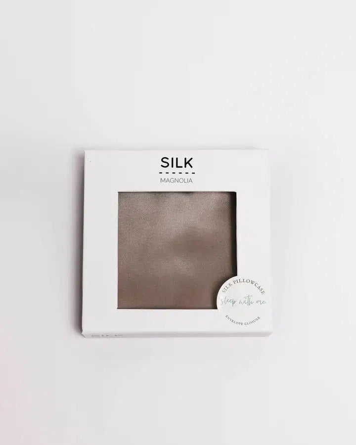 Silk Pillowcase Single - Haze-Silk Magnolia-Lima & Co