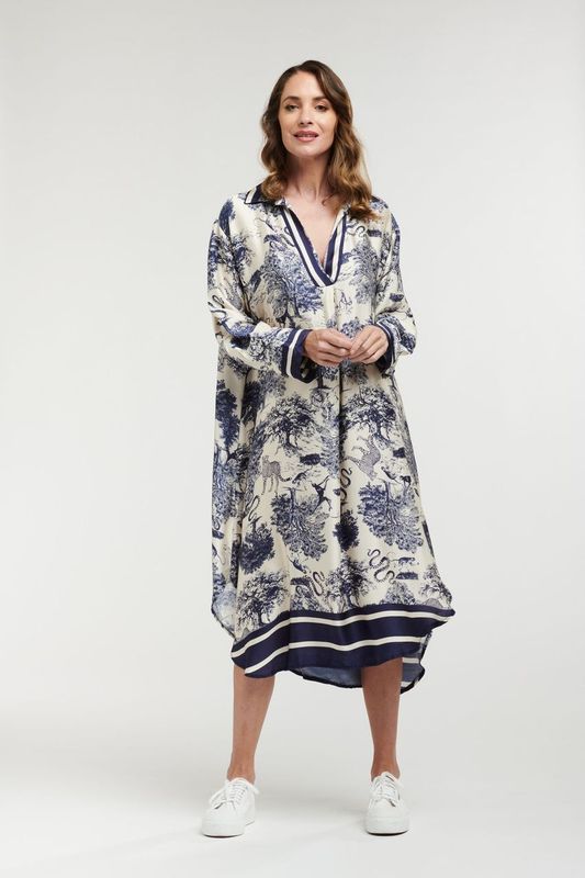 Savannah Dress - Navy-Urban Luxury-Lima & Co