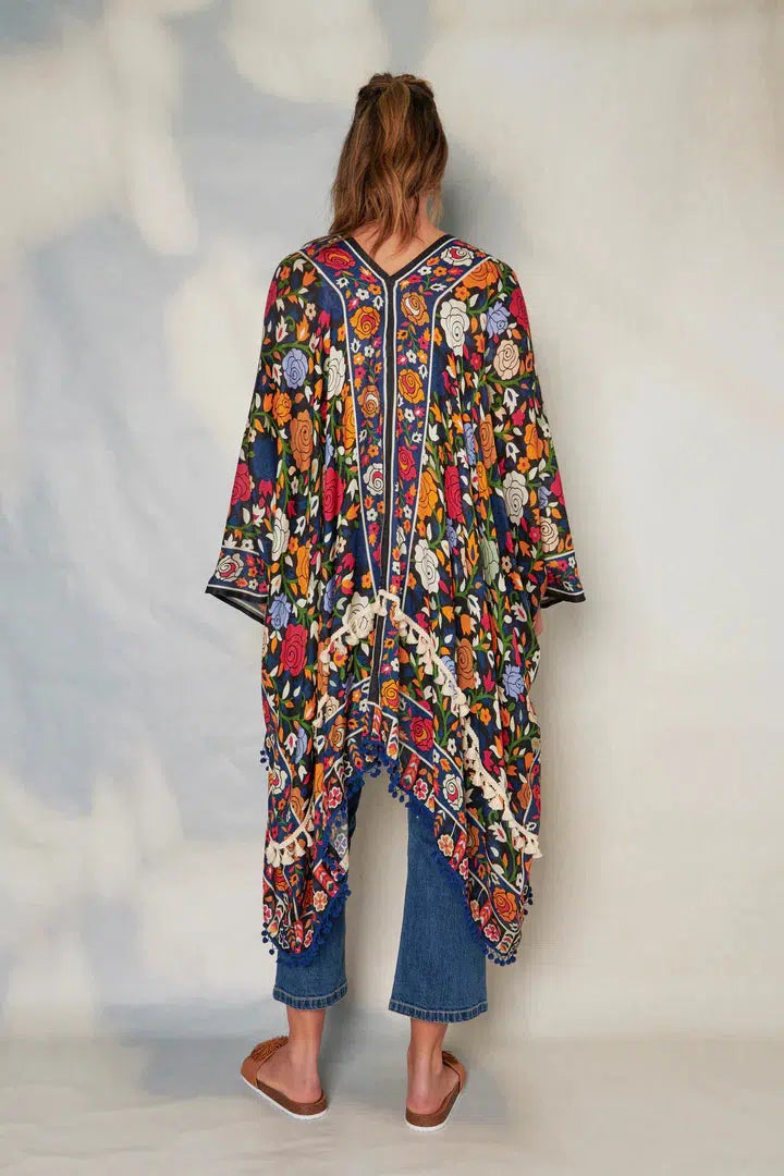 Kimono - Rose Print-Ellis and Dewey-Lima & Co