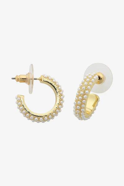 Marigold Pearl Earring - Gold-Liberte-Lima & Co