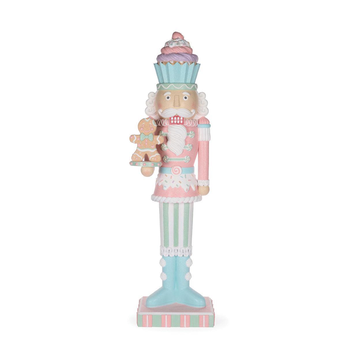 124 Cm Led Pastel Piped Candy Nutcracker-Holly and Ivy-Lima & Co