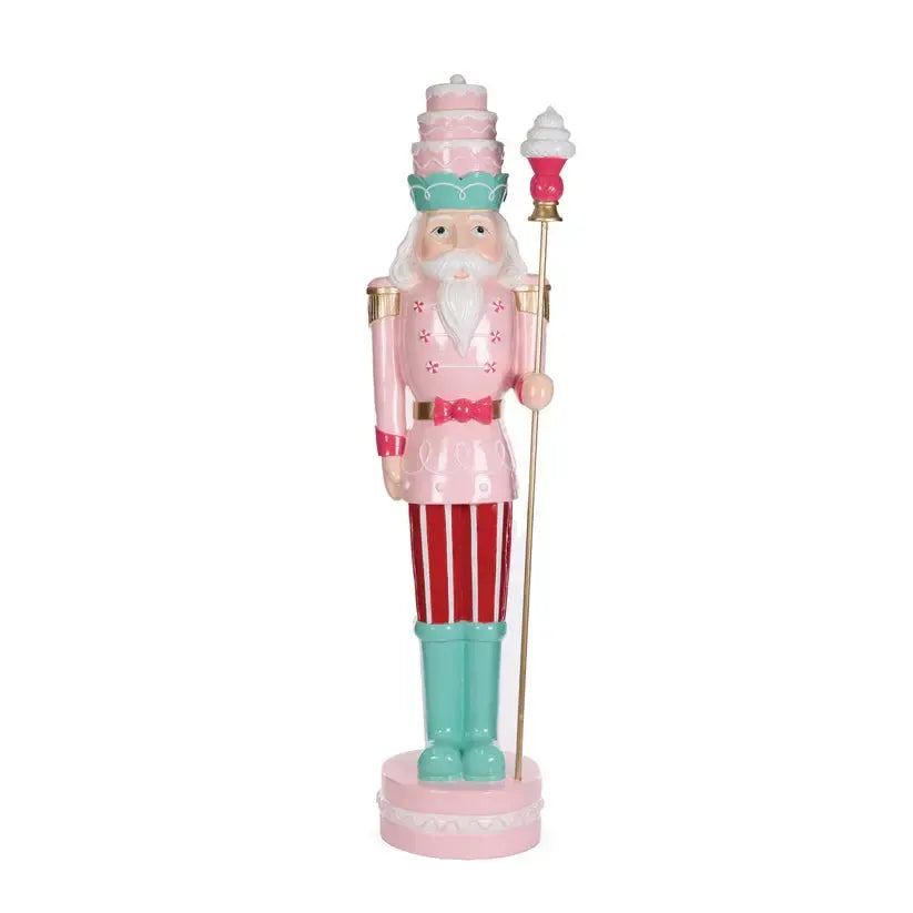 125cm Cake Soldier With Staff-Holly and Ivy-Lima & Co