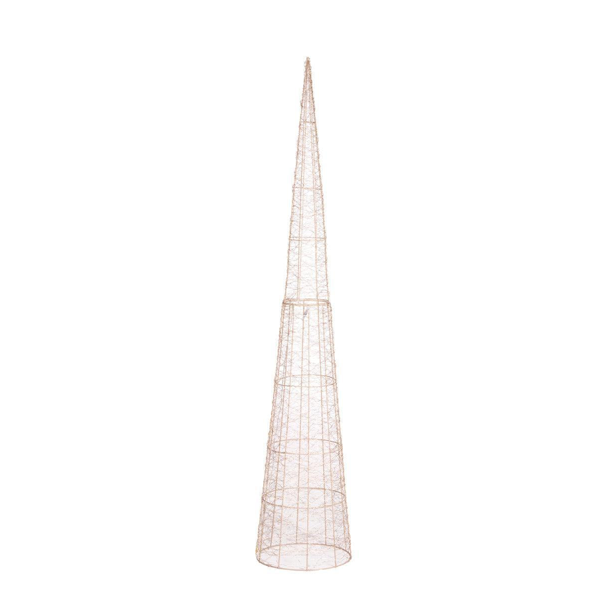 180 Cm Led Illuminated Cone Tree-Holly and Ivy-Lima & Co