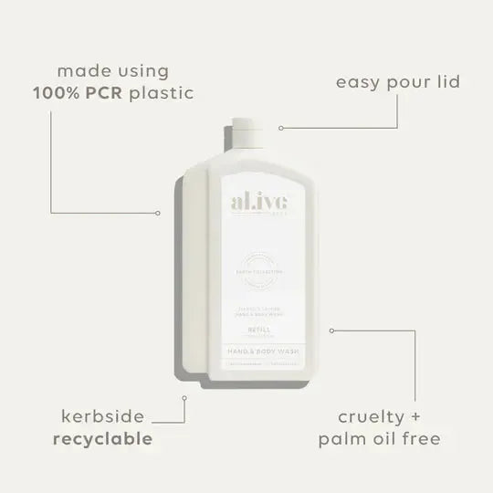 1L Wash Refill - Mango & Lychee-ALIVE BODY-Lima & Co