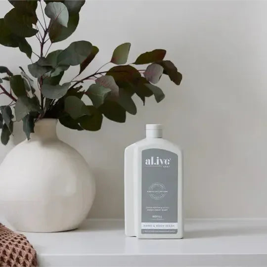 1L Wash Refill - Green Pepper & Lotus-ALIVE BODY-Lima & Co