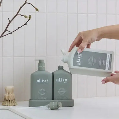 1L Wash Refill - Green Pepper & Lotus-ALIVE BODY-Lima & Co
