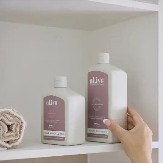 1L Wash Refill - Raspberry Blossom & Juniper-ALIVE BODY-Lima & Co