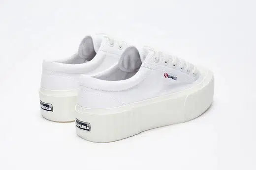 2631 Stripe Platform - White Avorio-Superga-Lima & Co