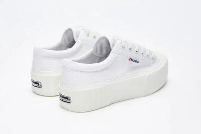2631 Stripe Platform - White Avorio-Superga-Lima & Co