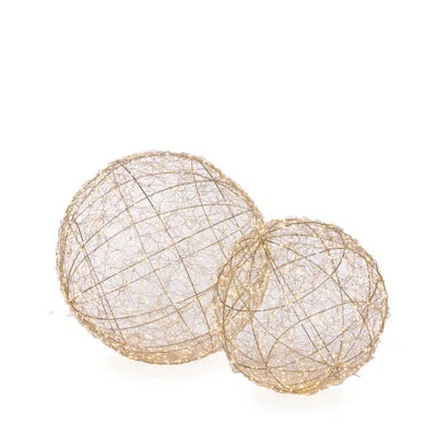 30 Cm Illuminated Sphere-Holly and Ivy-Lima & Co