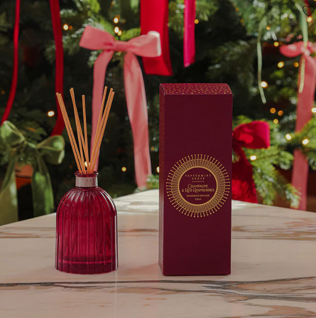 350ml Diffuser - Champagne & Red Raspberry-Peppermint Grove-Lima & Co