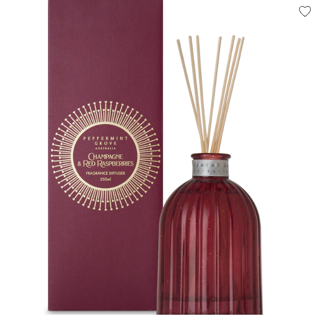 350ml Diffuser - Champagne & Red Raspberry-Peppermint Grove-Lima & Co