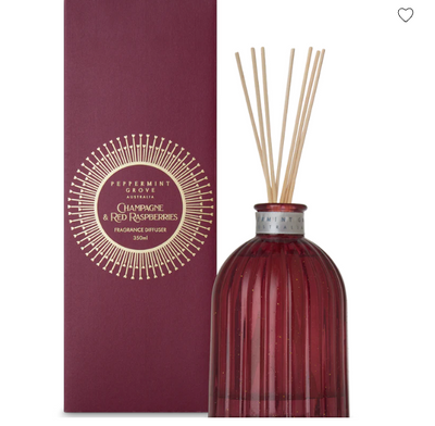350ml Diffuser - Champagne & Red Raspberry-Peppermint Grove-Lima & Co