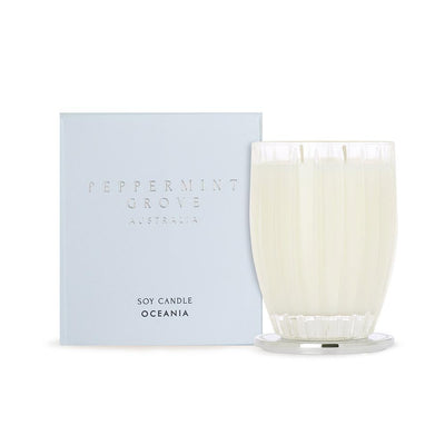 370G OCEANIA CANDLE-PEPPERMINT GROVE-Lima & Co
