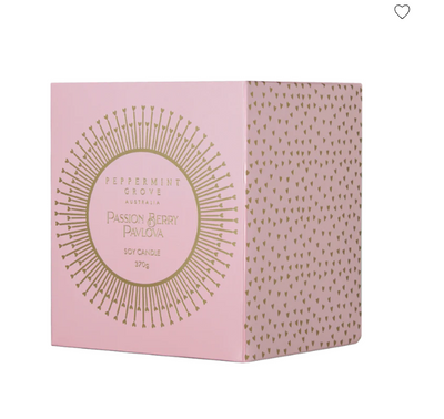 370gm Candle - Passion Berry Pavolva-Peppermint Grove-Lima & Co