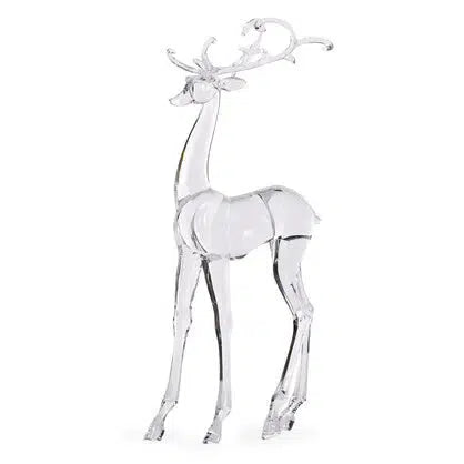 44.5 Cm Glistening Standing Reindeer-Holly and Ivy-Lima & Co