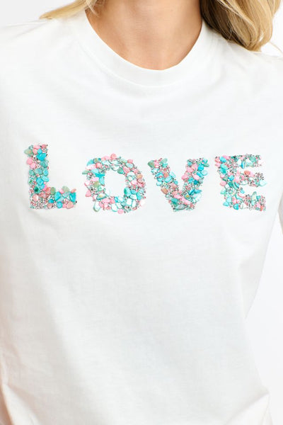 Sparkle Tee - Love