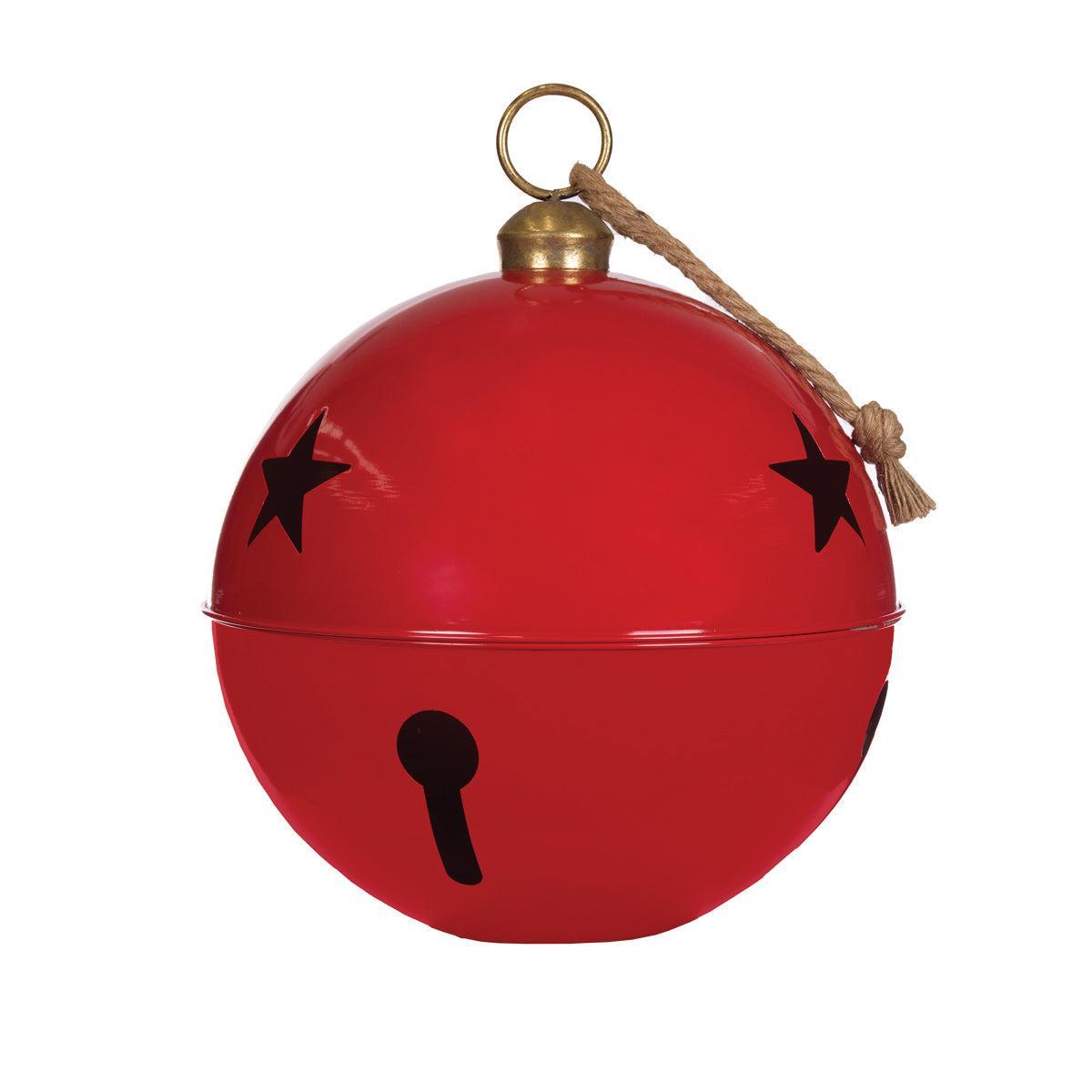 50 Cm Gloss Red Bell-Holly and Ivy-Lima & Co
