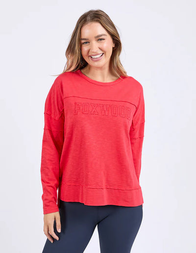 Throw On Tee - Red