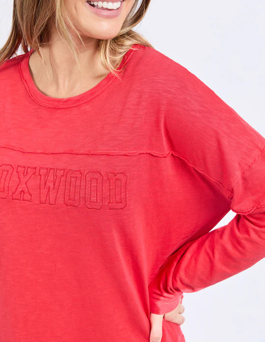 Throw On Tee - Red