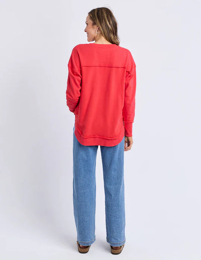Simplified Metallic Crew - Red