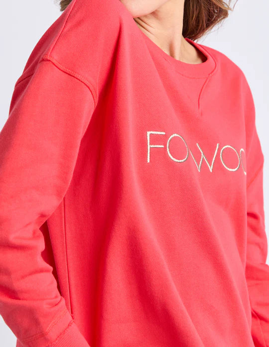 Simplified Metallic Crew - Red
