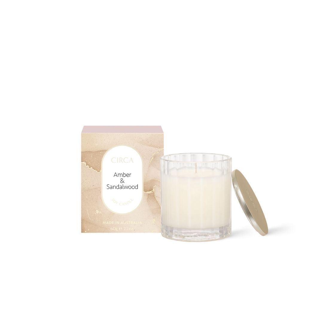 60G CANDLE AMBER & SANDALWOOD-CIRCA HOME-Lima & Co