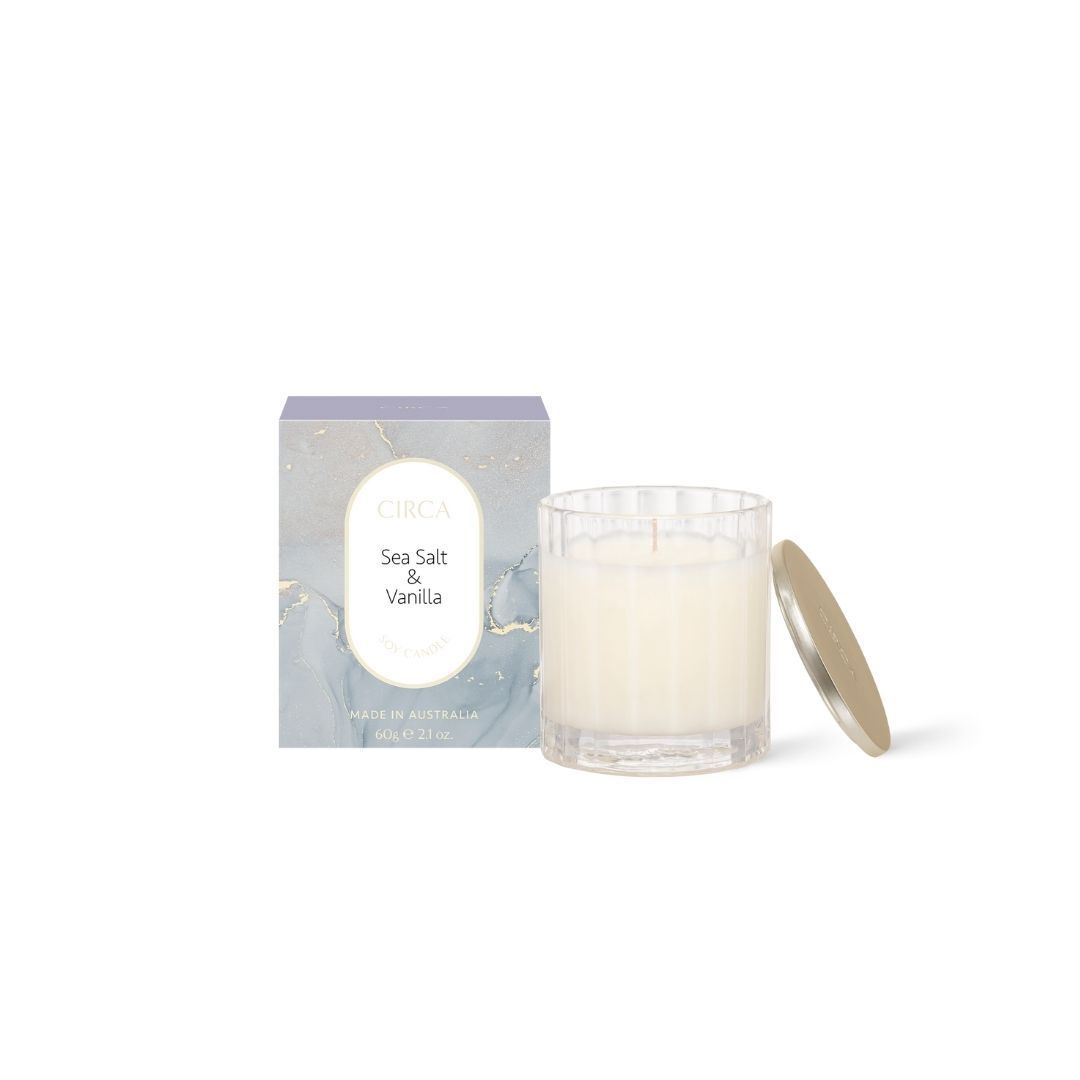 60G CANDLE SEA SALT & VANILLA-CIRCA HOME-Lima & Co