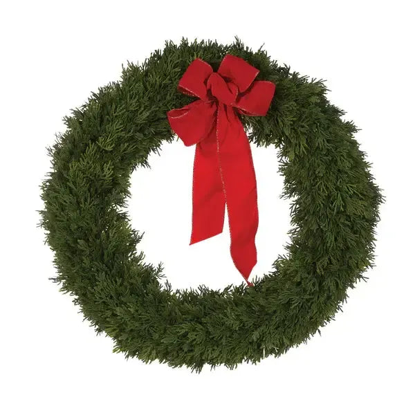 60cm Green Topiary Wreath-Holly and Ivy-Lima & Co