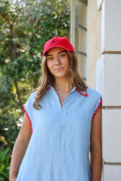 Addy Dress - Blue-The Eighth Letter-Lima & Co