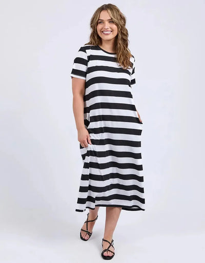 Adira Dress - Stripe-Elm Lifestyle-Lima & Co