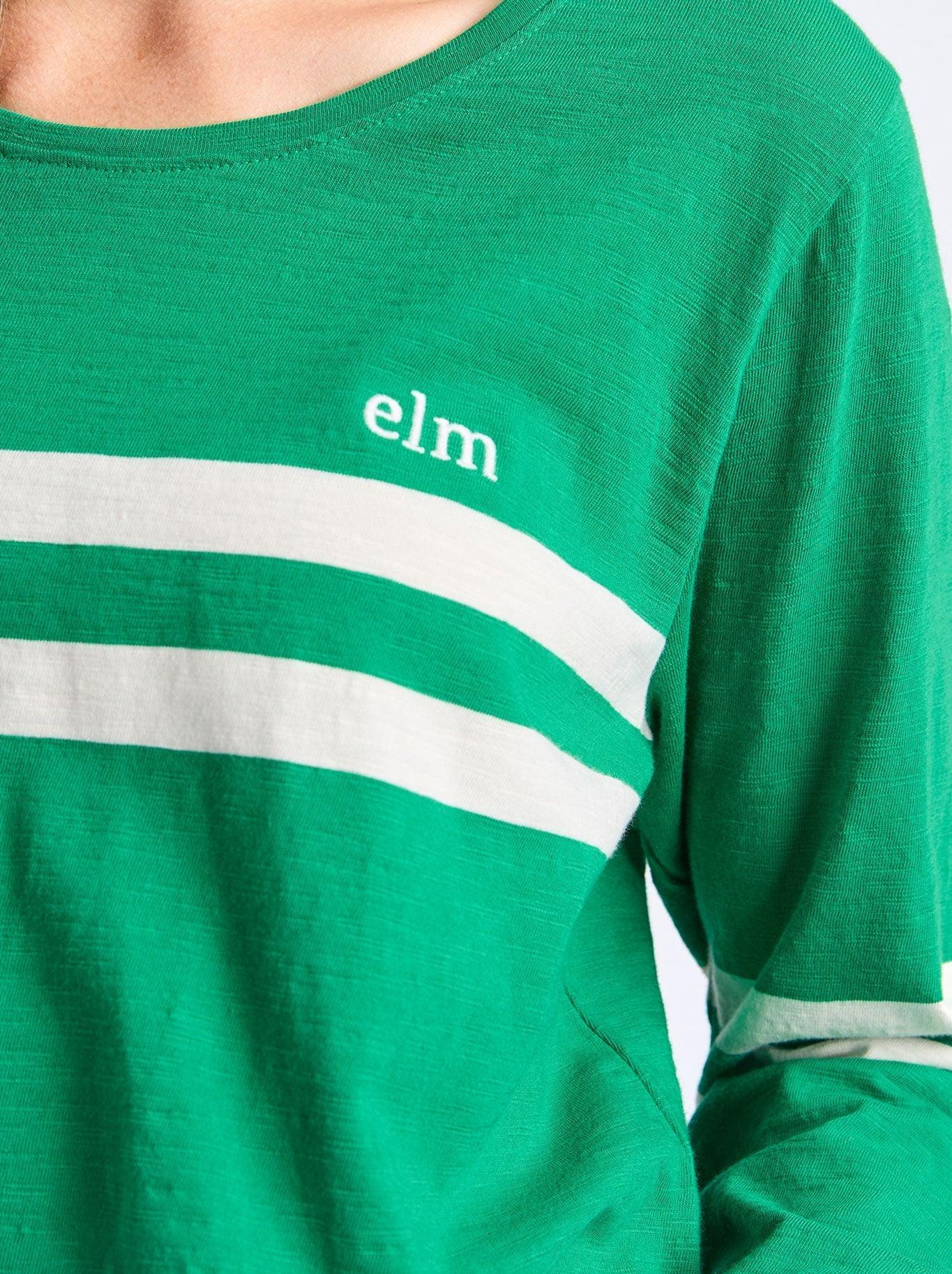 Adora Long Sleeve Tee - Pine Green-Elm Lifestyle-Lima & Co