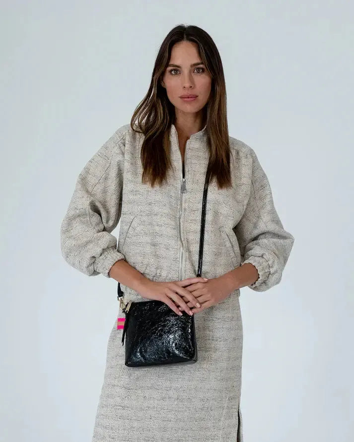 Alexis Crossbody - Black Snake-Elms and King-Lima & Co