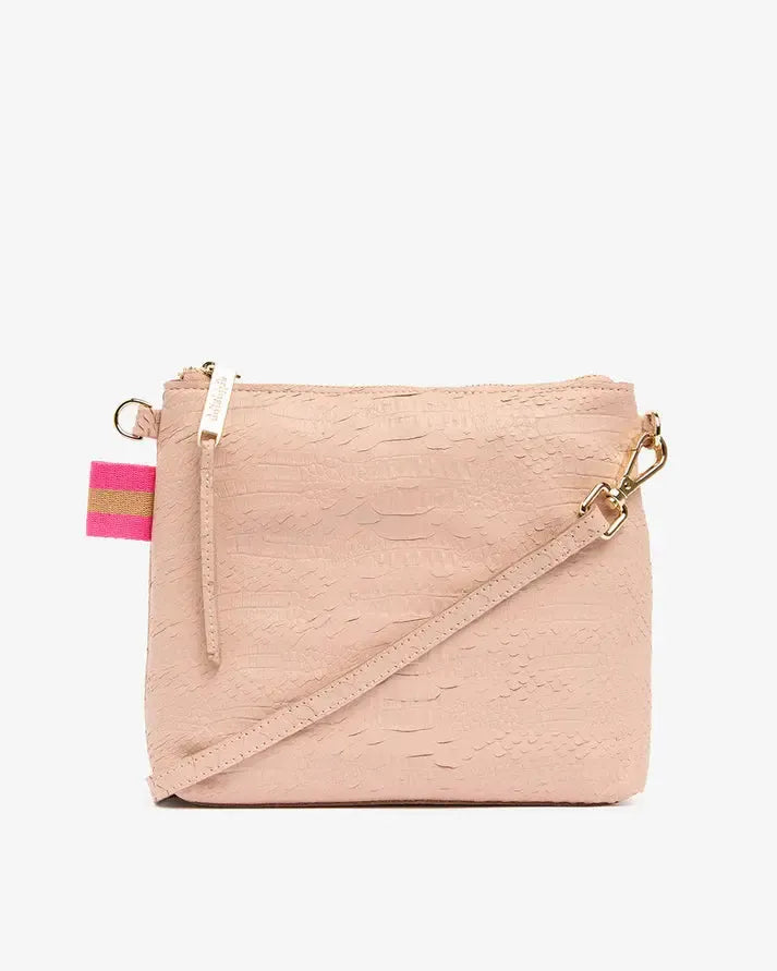 Alexis Crossbody - Blush Snake-Elms and King-Lima & Co