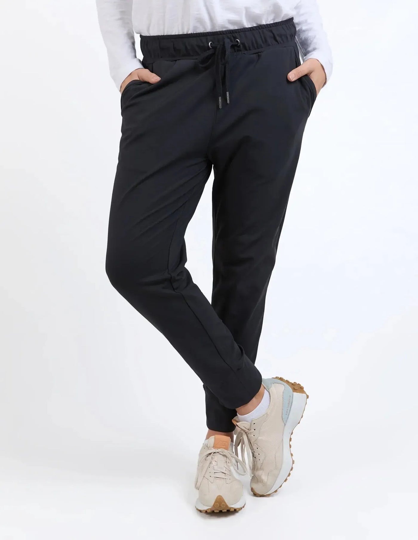 Alexis Track Pant - Black-Elm Lifestyle-Lima & Co
