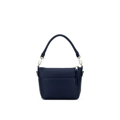 Alice Deep Navy Top Handle Crossbody Bag-Black Caviar-Lima & Co