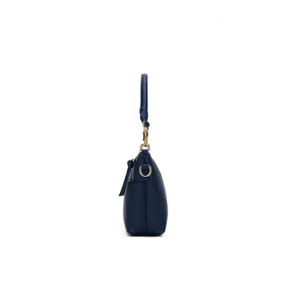 Alice Deep Navy Top Handle Crossbody Bag-Black Caviar-Lima & Co
