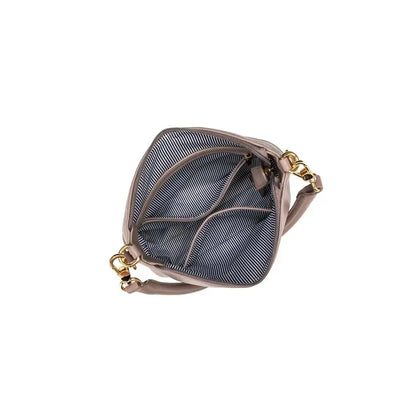 Alice Mushroom Top Handle Crossbody Bag-Black Caviar-Lima & Co