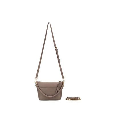 Alice Mushroom Top Handle Crossbody Bag-Black Caviar-Lima & Co