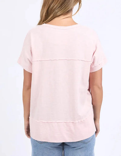 Allison Tee - Pale Pink-Foxwood-Lima & Co